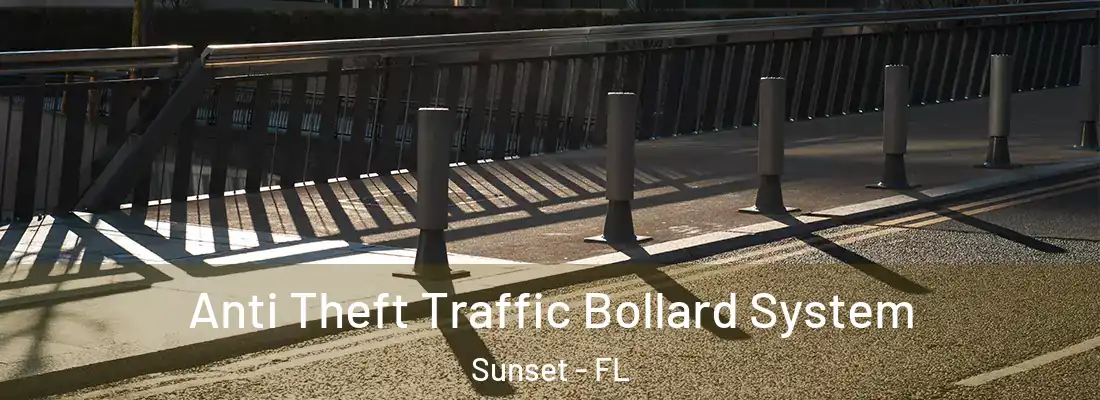 Anti Theft Traffic Bollard System Sunset - FL