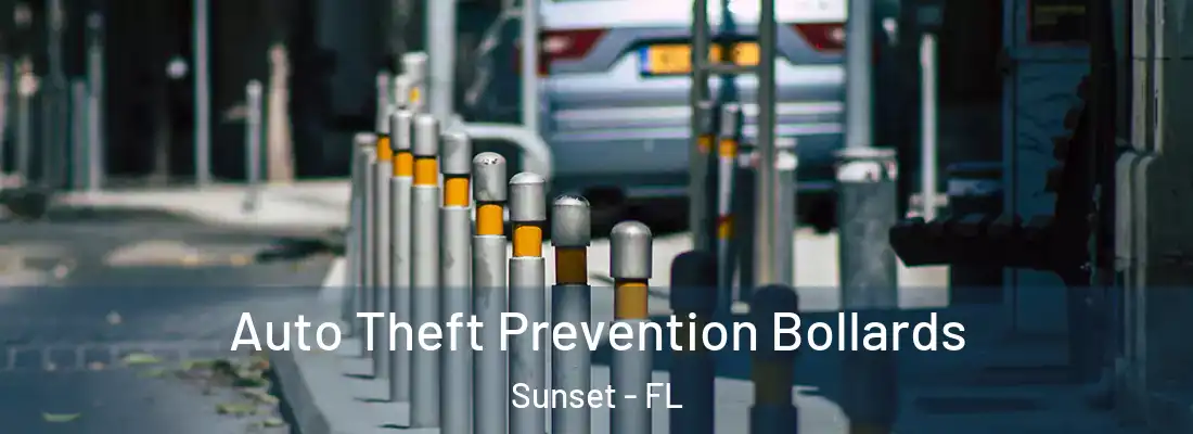 Auto Theft Prevention Bollards Sunset - FL