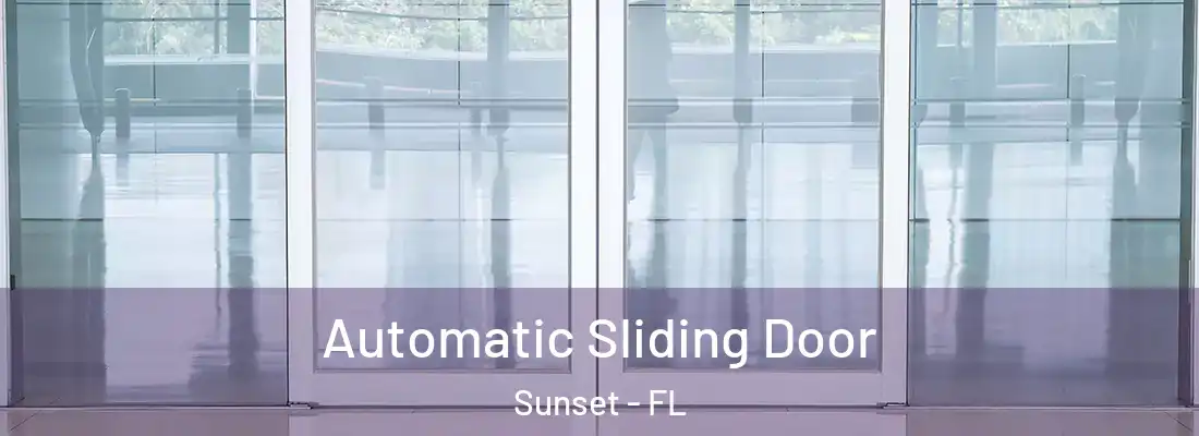 Automatic Sliding Door Sunset - FL