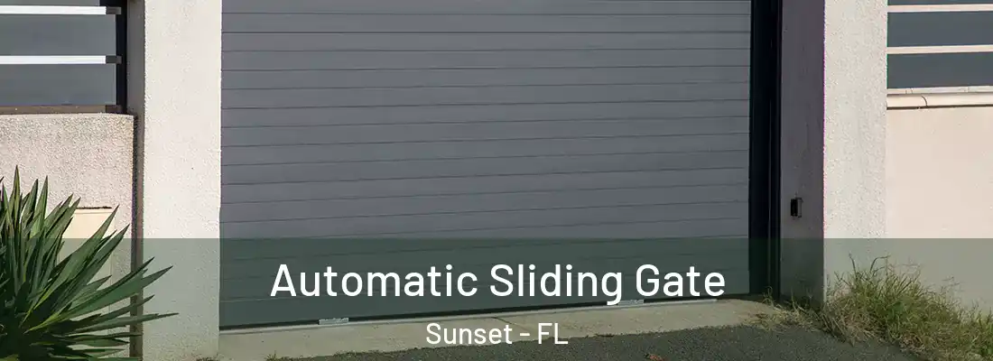 Automatic Sliding Gate Sunset - FL