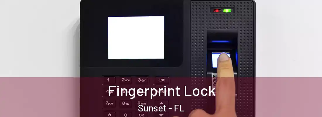 Fingerprint Lock Sunset - FL