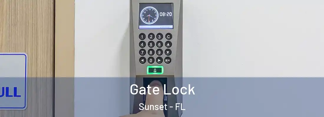 Gate Lock Sunset - FL