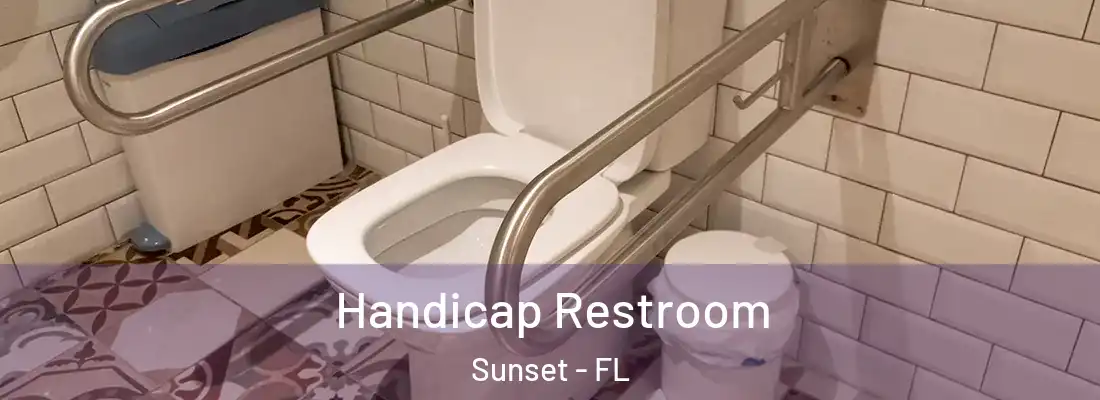 Handicap Restroom Sunset - FL